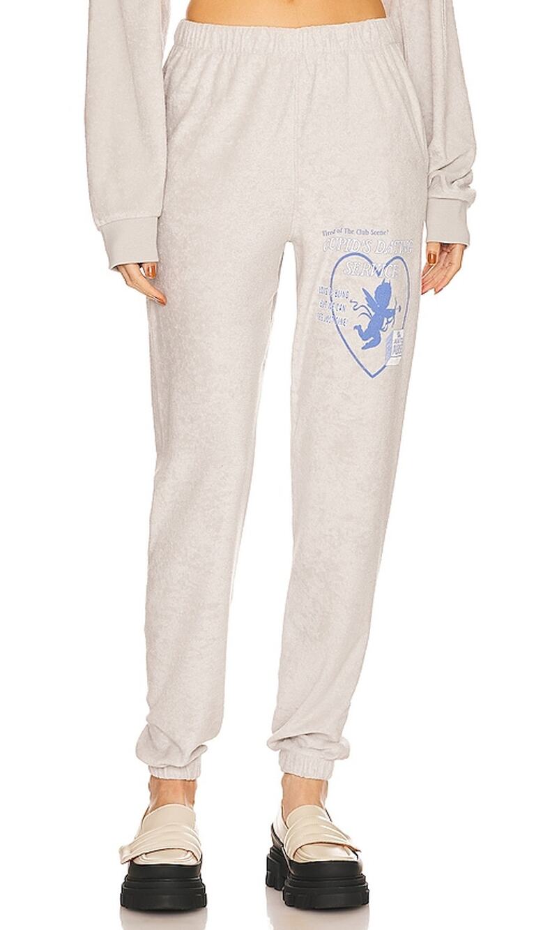 Boys Lie Graphic White Love Is Blind Sweatpants Size S